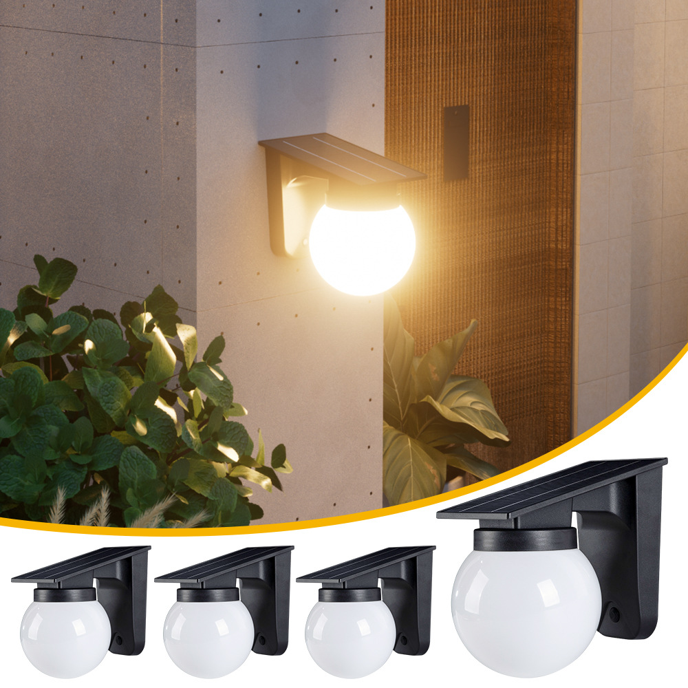 Outdoor Lighting Driveway - Солнечные сферические настенные светильники для улицы,