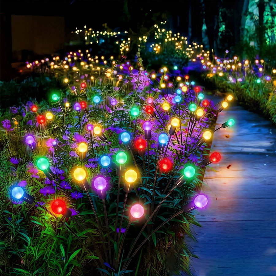 Outdoor Lighting Driveway - Солнечные светодиодные светильники-светлячки 10/6 LED для