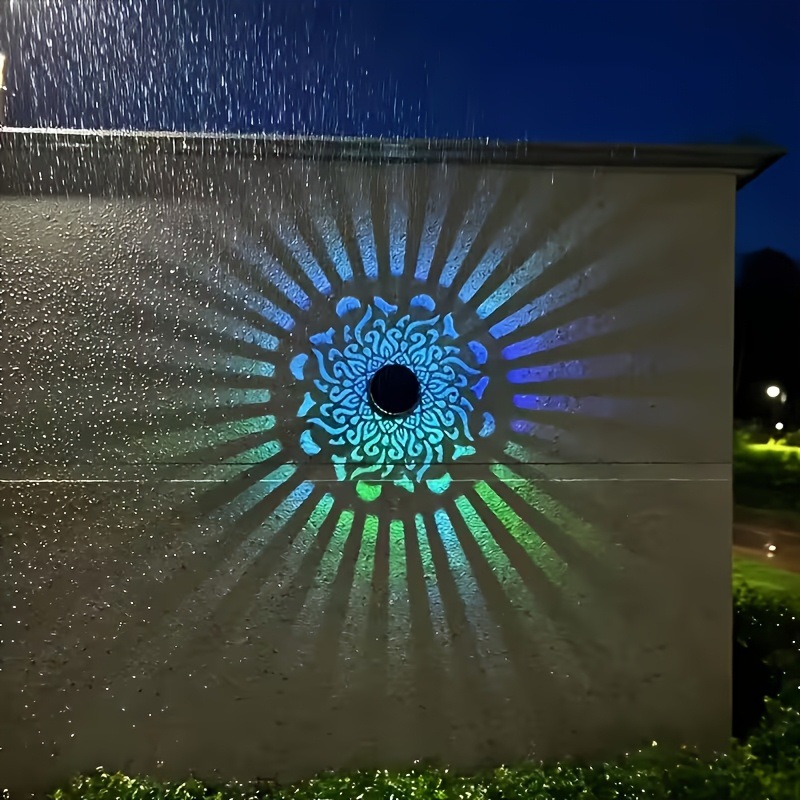 Outdoor Lighting Led Fixtures - Солнечный светодиодный настенный светильник с проекцией