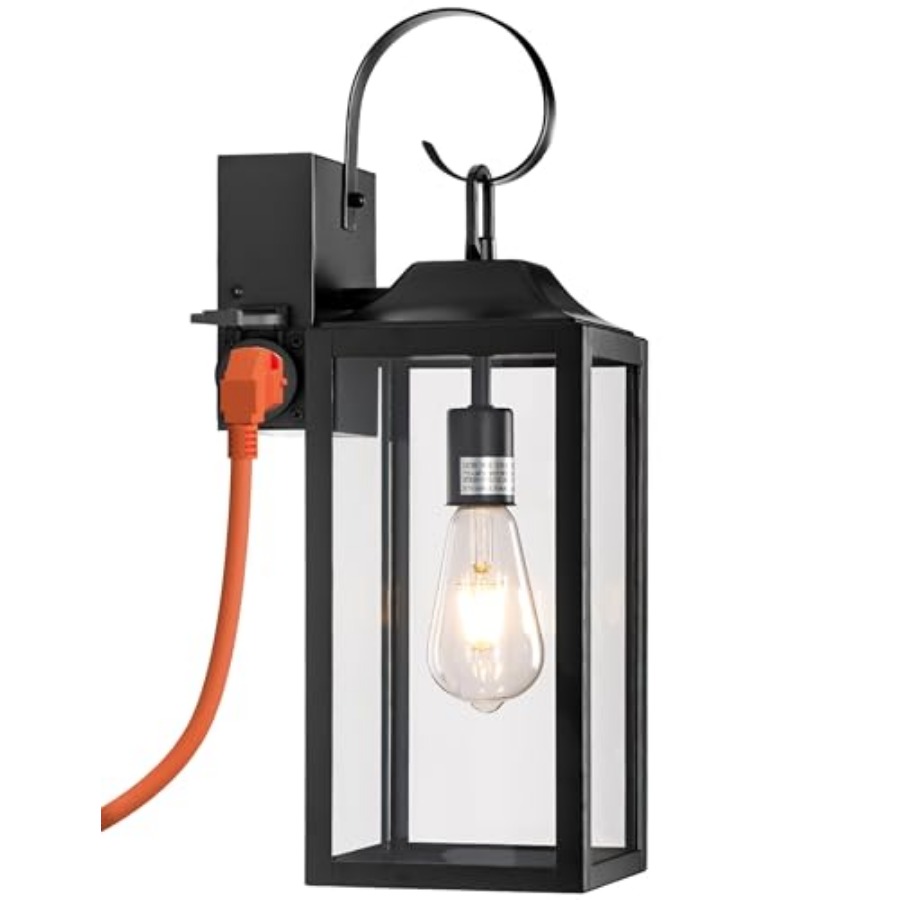 Outdoor Lighting No Outlet - Уличный светильник 19 дюймов с розеткой,