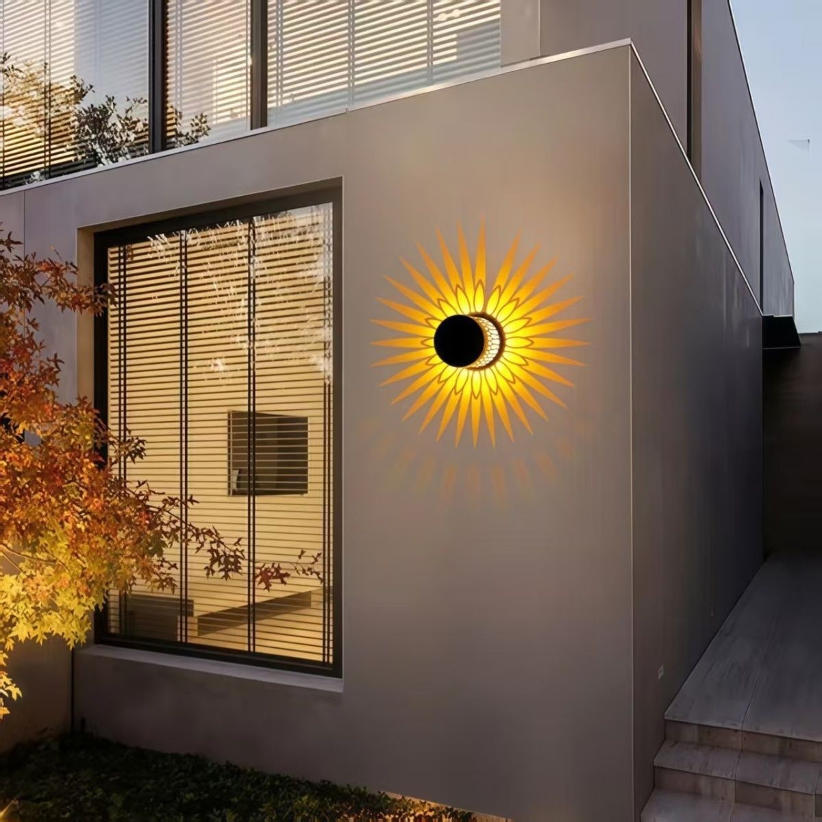 Outdoor Lighting Pathway - Солнечный садовый светильник с датчиком движения,