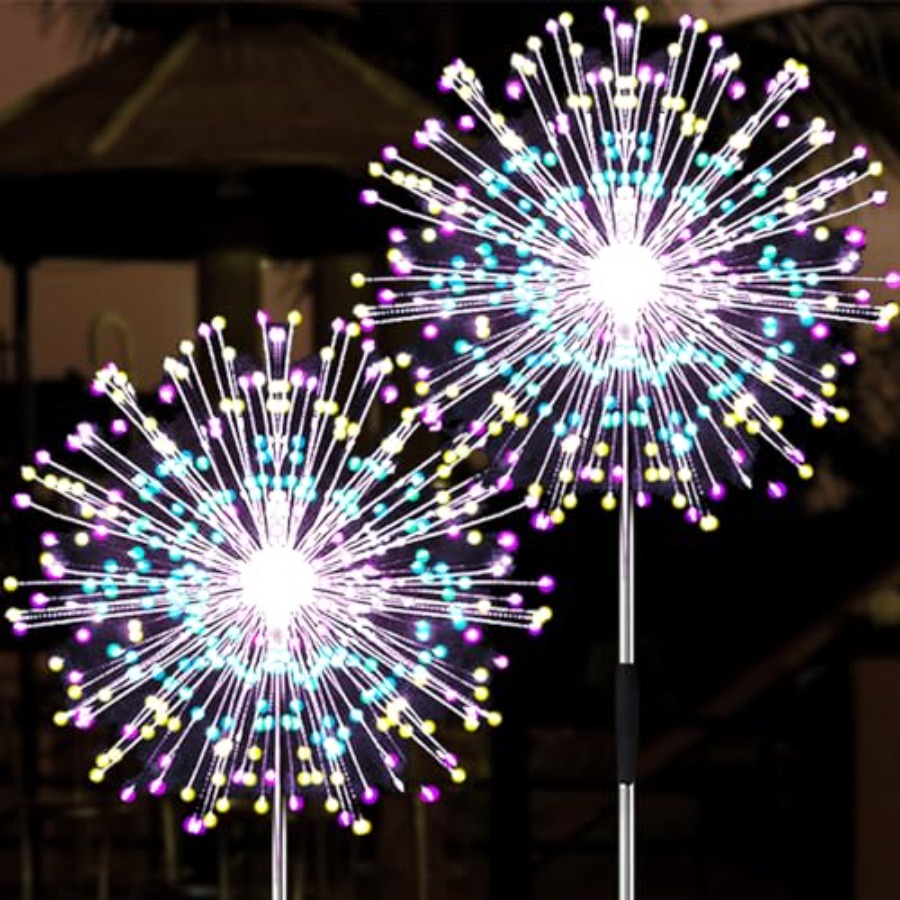 Outdoor Lighting Pathway - Солнечные фонари-фейерверки, уличные водонепроницаемые светильники с