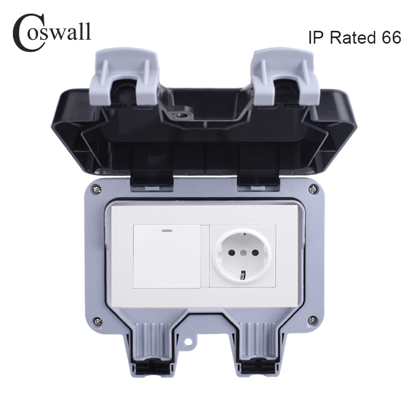 Уличная настенная розетка Cosw – обзор и цена Outdoor Lighting No Outlet