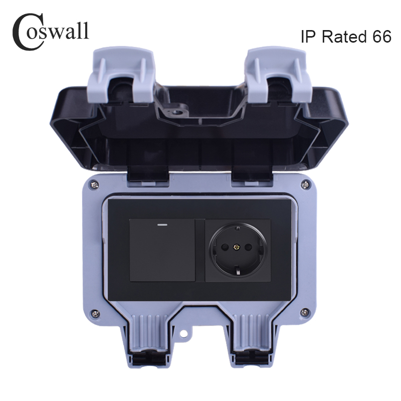 Уличная настенная розетка Cosw – обзор и цена Outdoor Lighting No Outlet