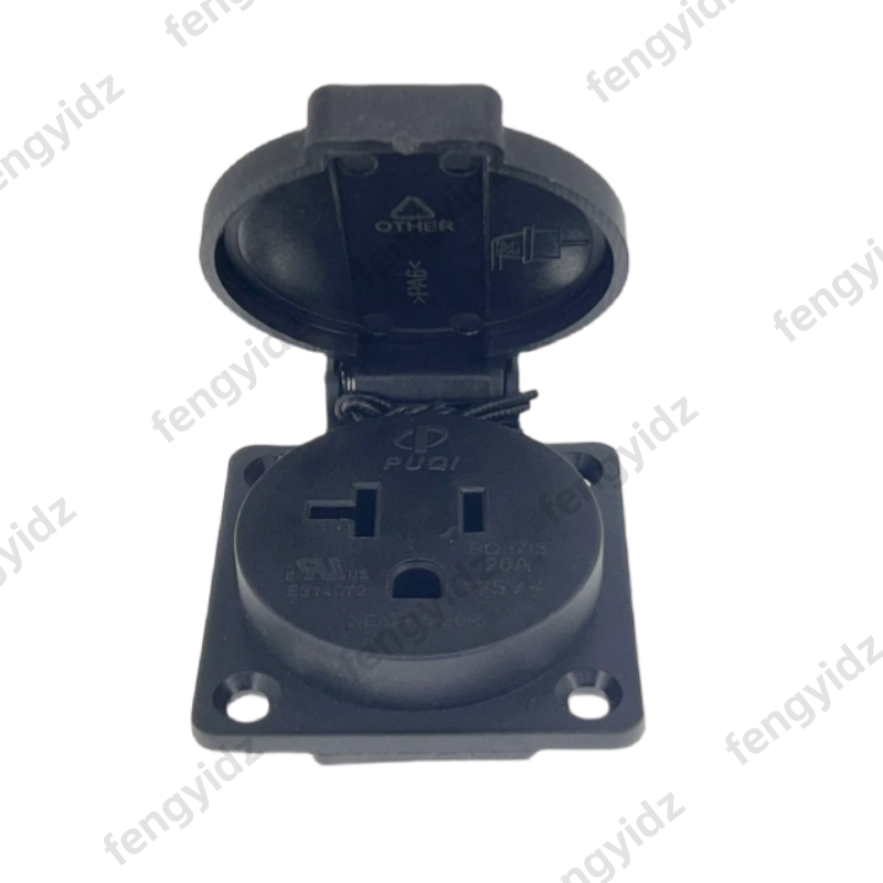 Черный 125 В 15 А 20 А IP44 CE – обзор и цена Outdoor Lighting No Outlet