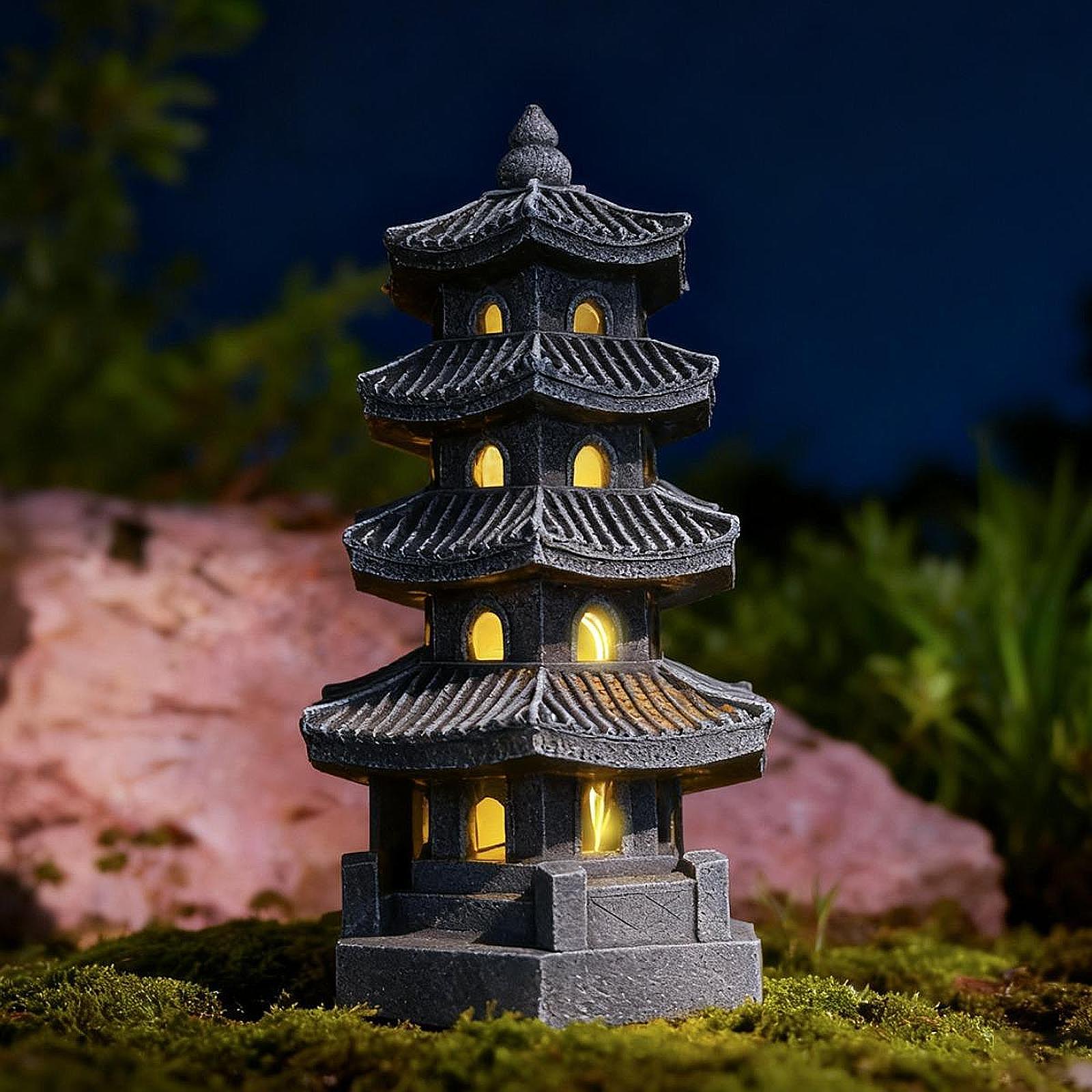 Солнечный фонарь-пагода: садов – обзор и цена Outdoor Lighting Driveway