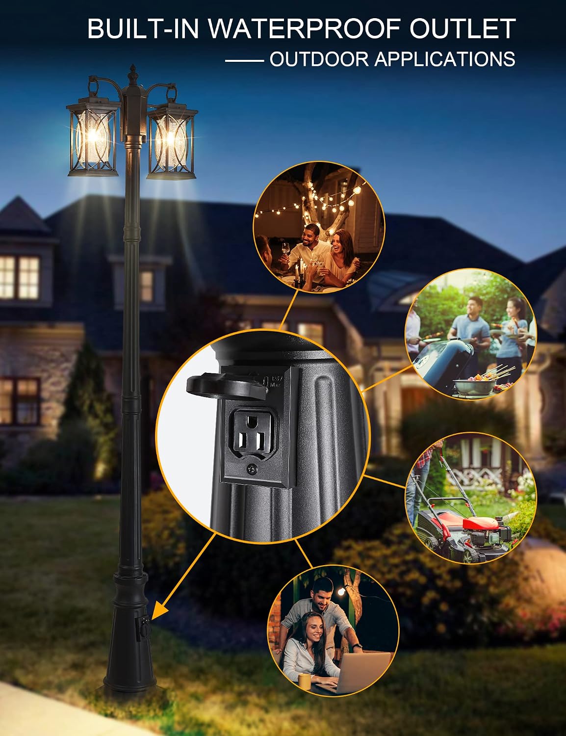 Уличный фонарь «Сумерки-Рассве – обзор и цена Outdoor Lighting No Outlet