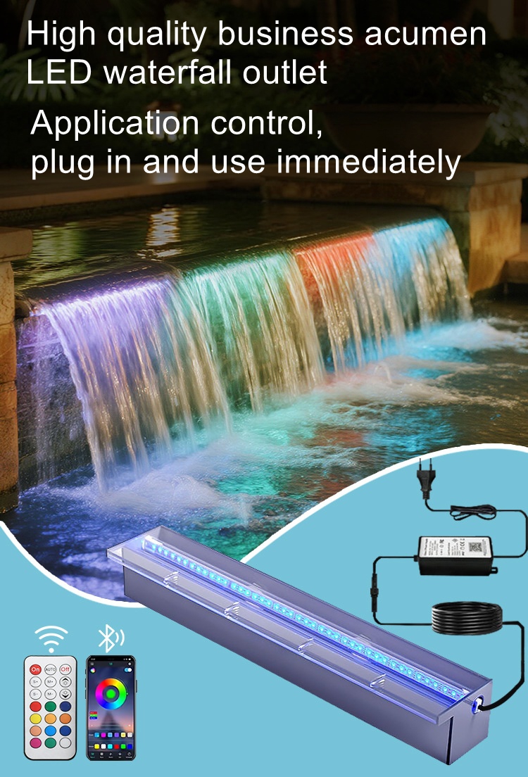 Акриловый водопад для декора д – обзор и цена Outdoor Lighting No Outlet