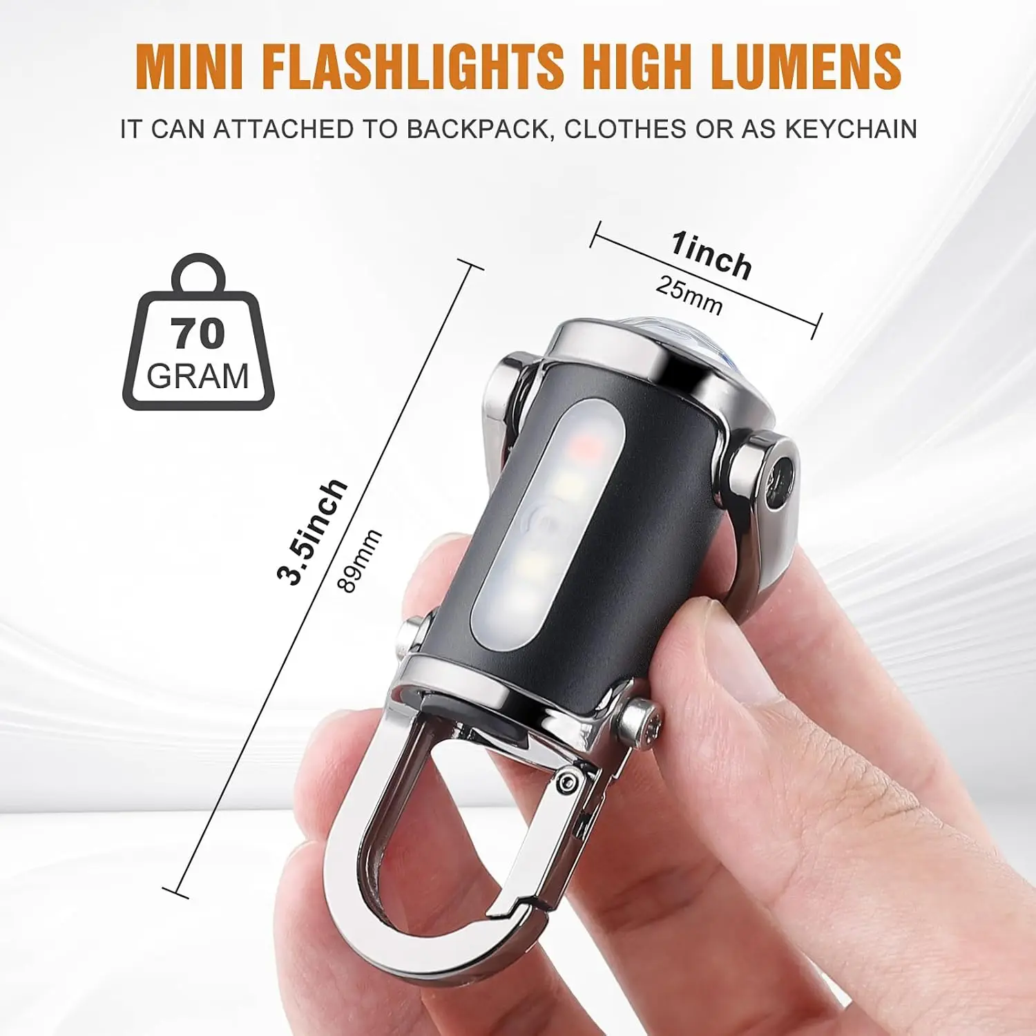 Мини-брелок-фонарик, перезаряж – обзор и цена Outdoor Lighting Hooks