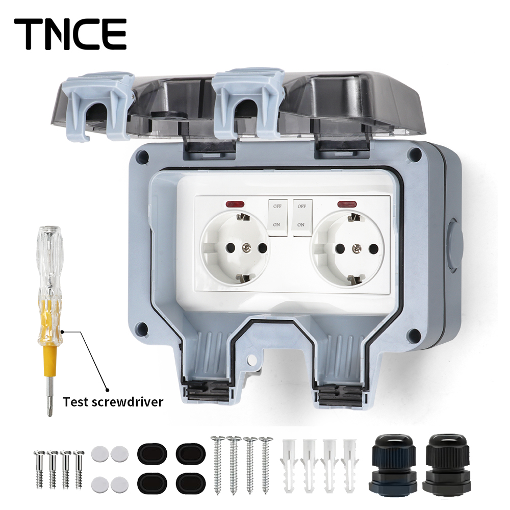 Водонепроницаемая розетка TNCE – обзор и цена Outdoor Lighting No Outlet