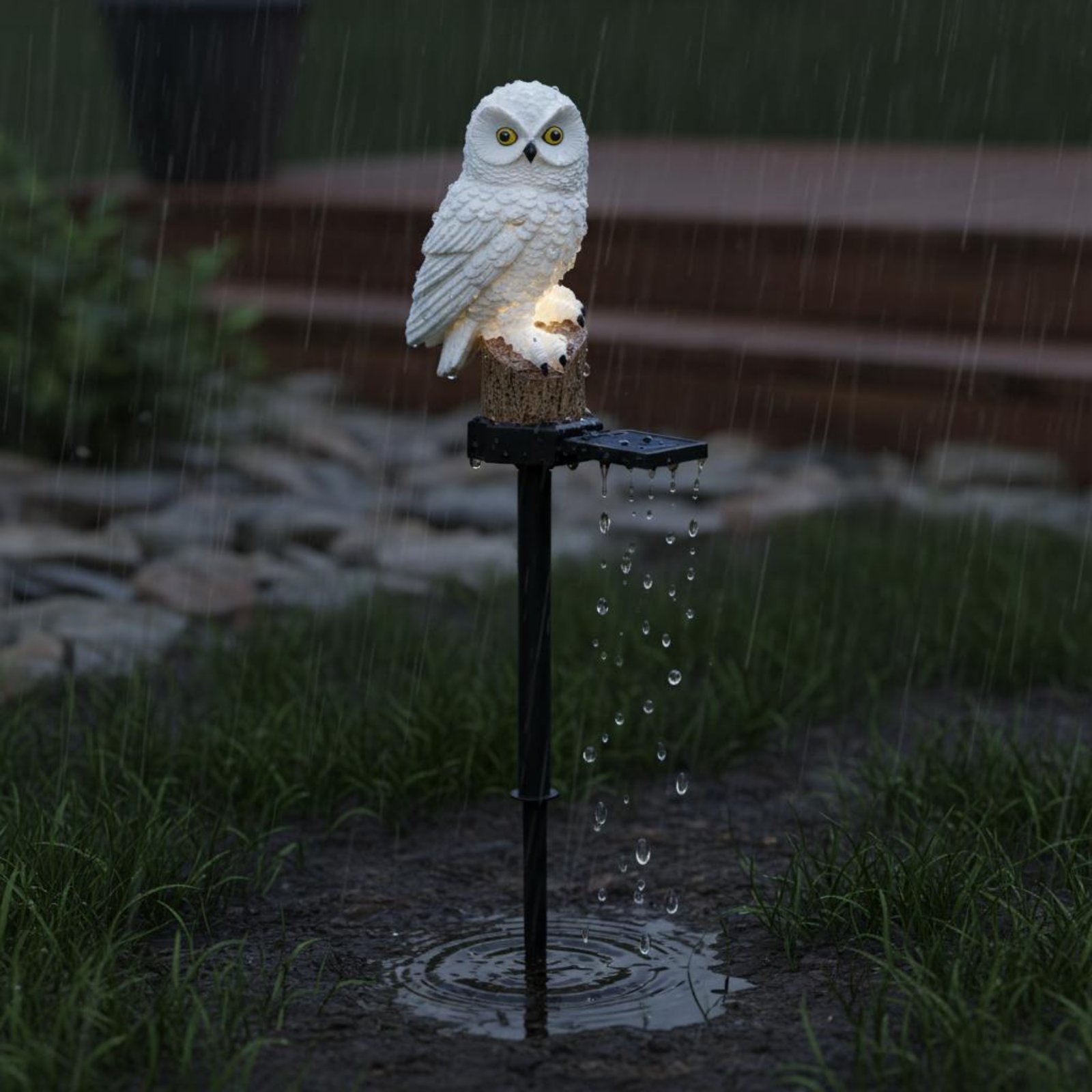 Солнечный светильник-сова на к – обзор и цена Outdoor Lighting Pathway