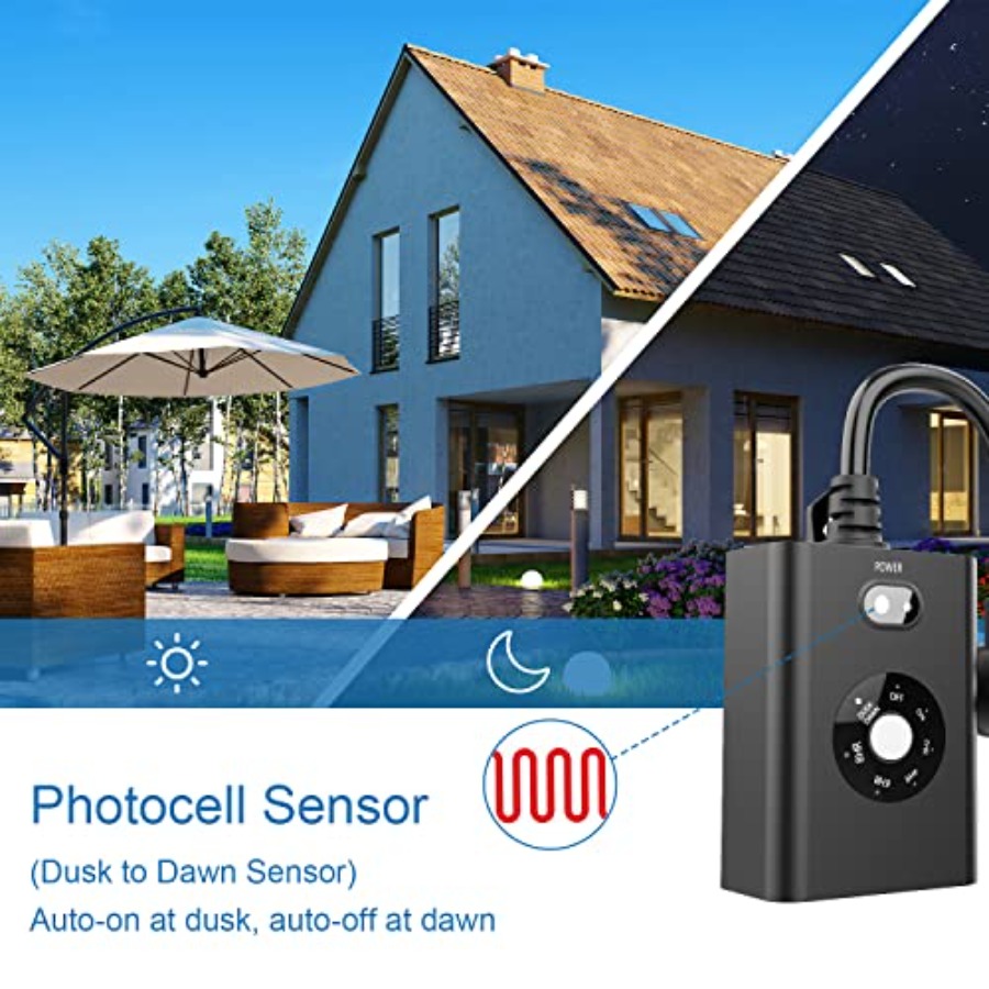 Уличный датчик-таймер для осве – обзор и цена Outdoor Lighting No Outlet