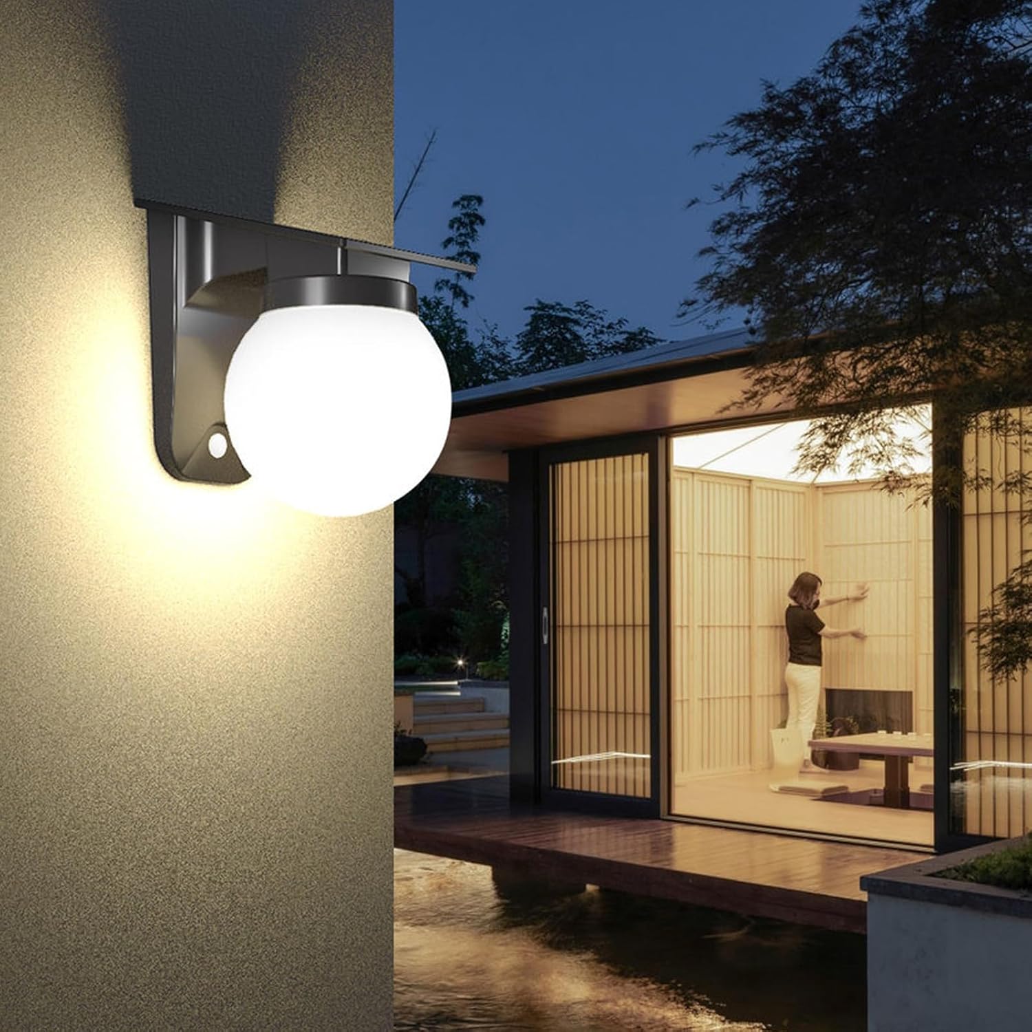 Солнечные сферические настенны – обзор и цена Outdoor Lighting Driveway