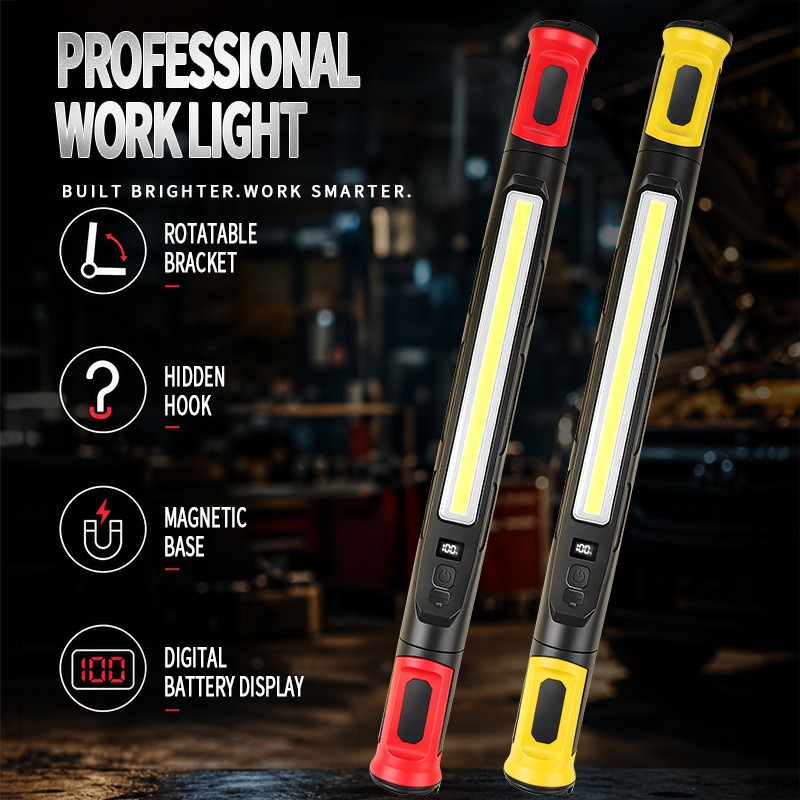 Магнитный рабочий фонарь COB с – обзор и цена Outdoor Lighting Hooks