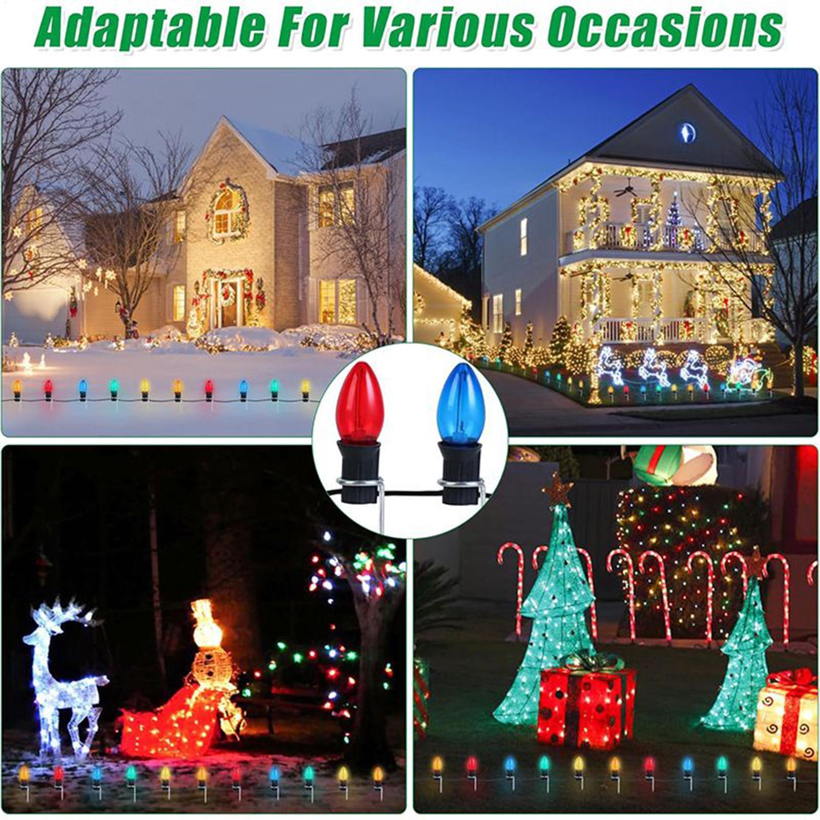 Рождественские световые колья  – обзор и цена Outdoor Lighting Pathway
