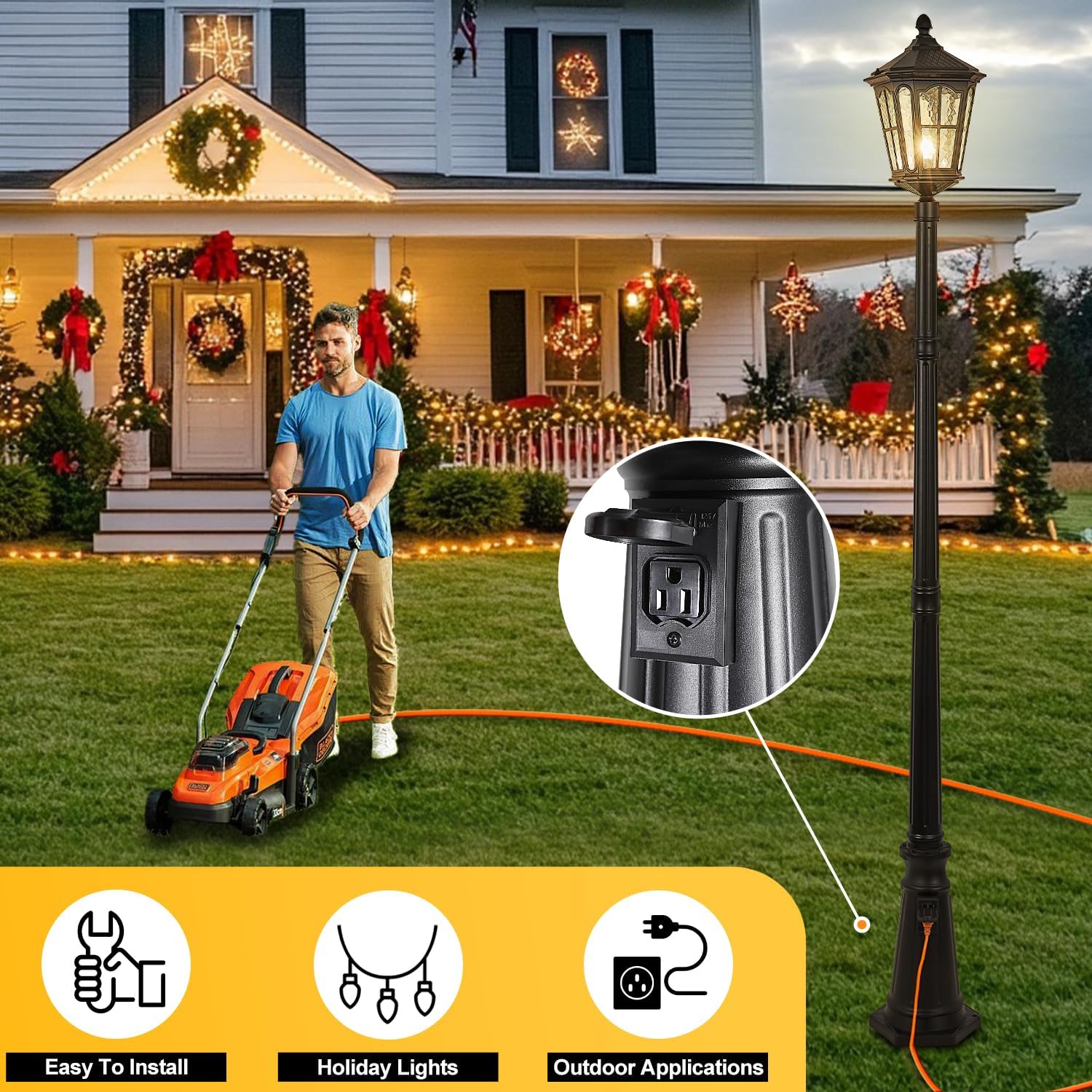 Водонепроницаемый уличный стол – обзор и цена Outdoor Lighting No Outlet