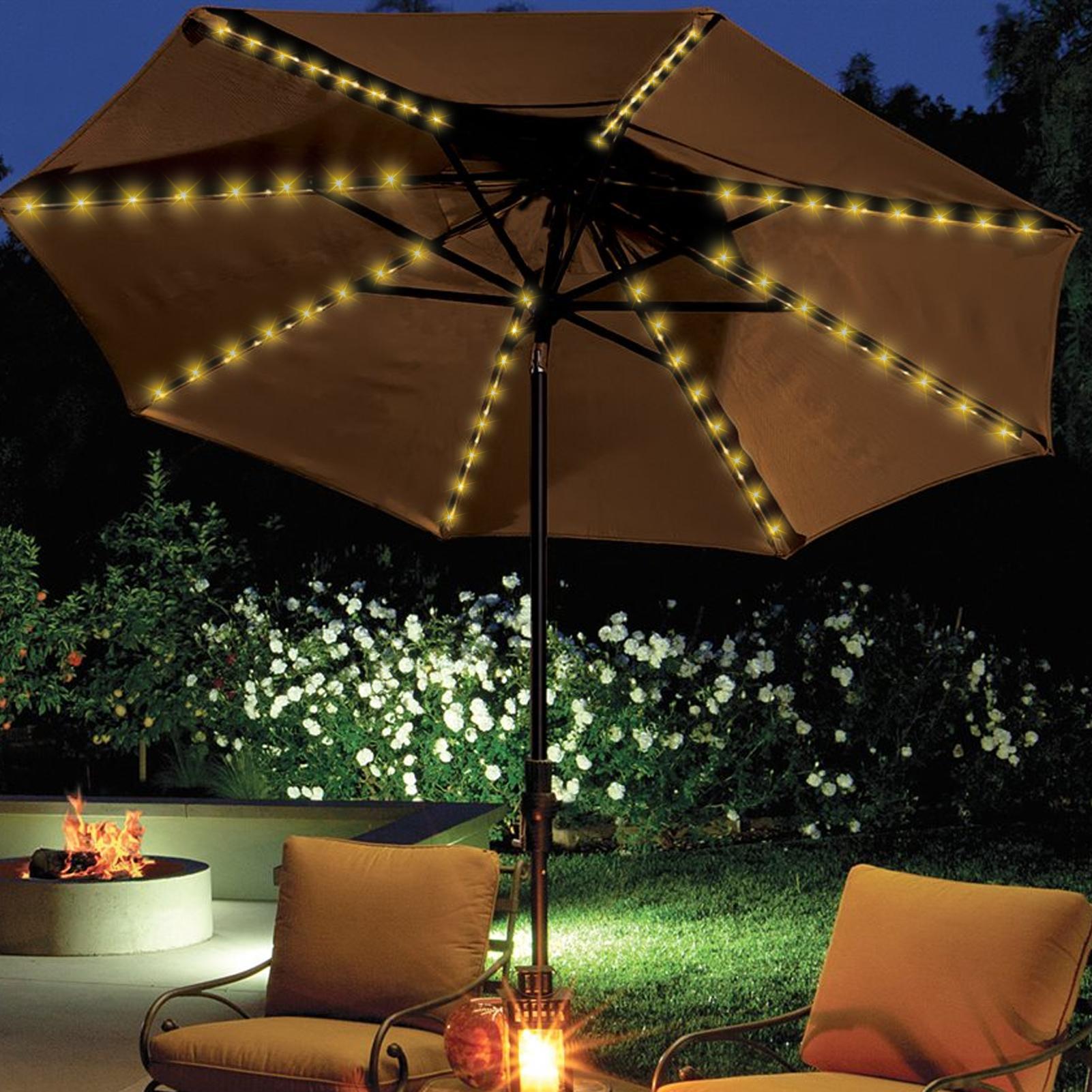 Солнечная гирлянда для зонта с – обзор и цена Outdoor Lighting Led Fixtures
