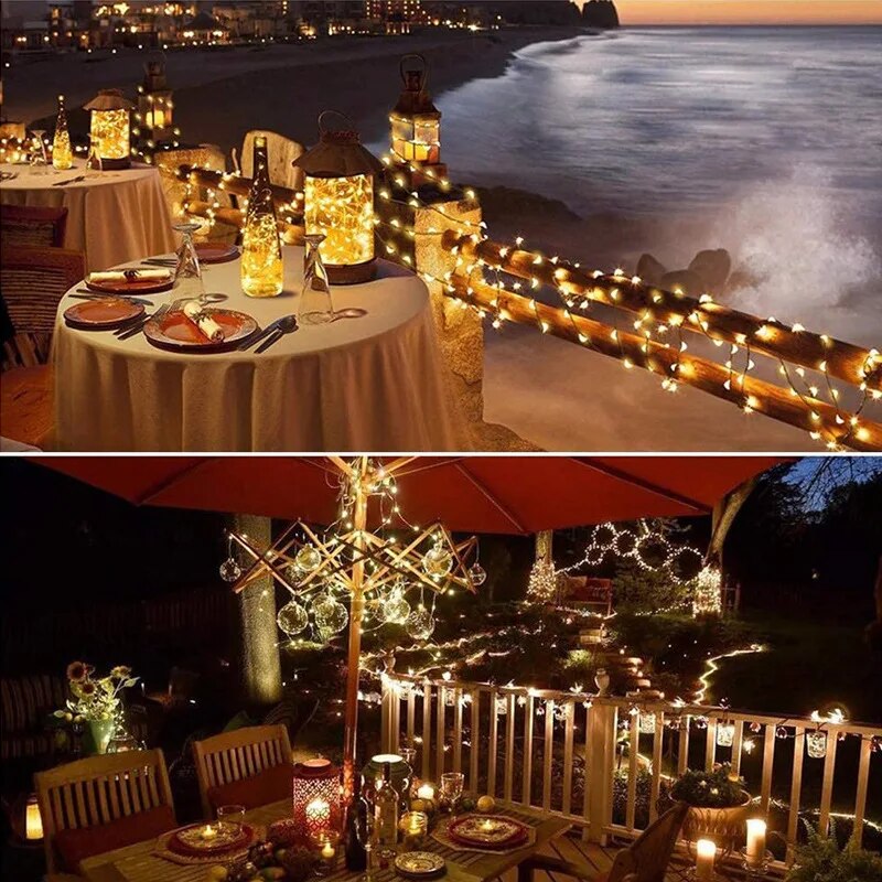 100 LED Солнечная Фея Водонепр – обзор и цена Outdoor Lighting Led Fixtures